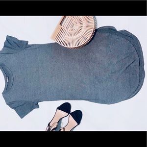 Fashion Nova tunic dress in gray